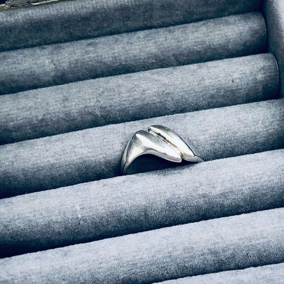 Vintage Silver Simple Modernist Ring 💍 Size 6.5 - Picture 6 of 9
